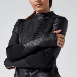 Blanc Noir Ryder Vegan Leather Moto Jacket